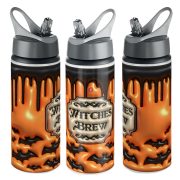 Halloween mintás sport kulacs "Witches brew"