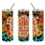 Halloween mintás termosz "Just a girl"