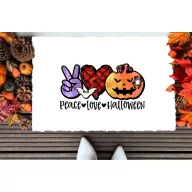  Őszi mintás Szőnyeg "Love, piece, Halloween" 60X40 cm