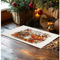   Őszi mintás Szőnyeg "Pumpkin Spice Season" 60X40 cm