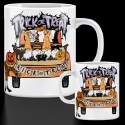   Őszi mintás bögre  "Trick or treat manók" 330 ml