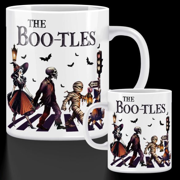 Halloween mintás bögre  "The Bootles" 330 ml