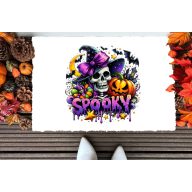 Halloween mintás Szőnyeg "Spooky csontváz" 60X40 cm   Halloween mintás Szőnyeg "Spooky csontváz" 60X40 cm