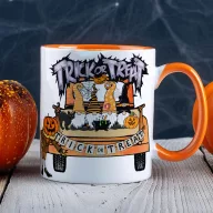   Halloween mintás bögre "Trick or Treat manók" Narancssárga