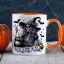 Halloween mintás bögre "Time to..." Narancssárga