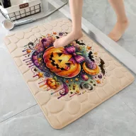   Halloween mintás Fürdőszobai Szőnyeg 60X40 cm "Just a girl who..."