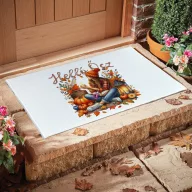   Őszi mintás Szőnyeg ""hello ősz lány" 60X40 cm