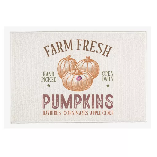 Őszi mintás Szőnyeg ""Vintage Farm Pumpkins" 60X40 cm