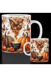 Őszi mintás bögre  "Pumpkin Spice Season v2" 330 ml