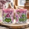 Grincs mintás karácsonyi bögre 3D pufi hatású "Pink Grinch fuel" rózsaszín