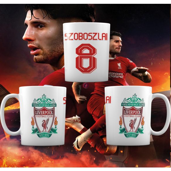 Prémium Szoboszlai - Liverpool FC bögre 300 ml