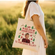   Prémium Karácsonyi Táska "Boldog karácsonyt te mocskos állat" 37 x 41 x cm