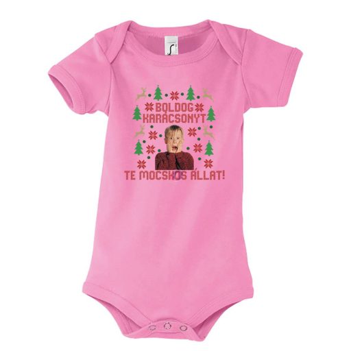 Karácsonyi Body "Boldog karácsonyt te mocskos állat"