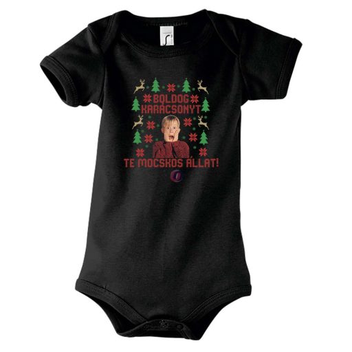 Karácsonyi Body "Boldog karácsonyt te mocskos állat"