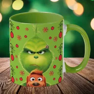 Grincses karácsonyi bögre "Grinch x Max"
