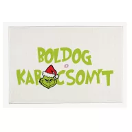   Grincs mintás Szőnyeg Boldog karácsonyt 60X40 cm törtfehér, zöld