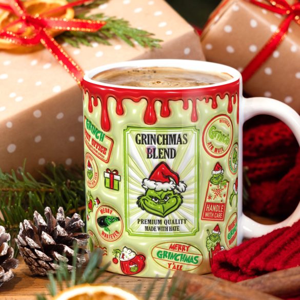 Grincses karácsonyi bögre "Grinchmas Blend"