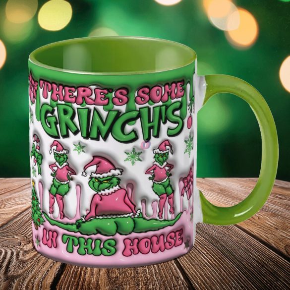 Grincses karácsonyi bögre "Some Grinch"