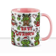   Grincses karácsonyi bögre "Baby Grinch" 3d hatás