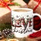 Karácsonyi bögre "Love Christmas" 330 ml kerámia Full HD