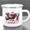 Karácsonyi bögre "Joy to the world" 360 ml zománcozott fém Full HD