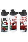 Karácsonyi Kulacs 750 ml "Boldog karácsonyt teherautó" HD