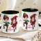 Karácsonyi bögre "Elf Brigád" 330 ml kerámia fekete Full HD