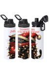 XL Karácsonyi  mintás Kulacs 850 ml "Boldog macskarácsonyt" HD