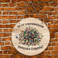 XL Karácsonyi fa tábla "Az év legcsodásabb időszaka..." ajtódísz többféle méretben   XL Karácsonyi fa tábla "Az év legcsodásabb időszaka..." ajtódísz többféle méretben