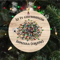   XL Karácsonyi fa tábla "Az év legcsodásabb időszaka..." ajtódísz többféle méretben