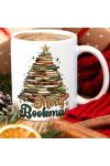 Karácsonyi bögre "Merry Bookmas" 330 ml kerámia Full HD