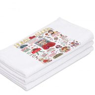   Karácsonyi törölköző, konyharuha 60x30 cm "Reszkessetek betörők gyűjtemény