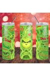 Grincs mintás termosz pohár 600ml "Green Grinch" HD tumbler