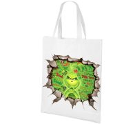   Karácsonyi Bevásárlótáska "Green Grinch" 40x38 cm