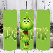   Egyedi feliratos termosz pohár 600ml "Mini Grinch" HD tumbler