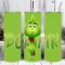 Egyedi feliratos termosz pohár 600ml "Mini Grinch" HD tumbler