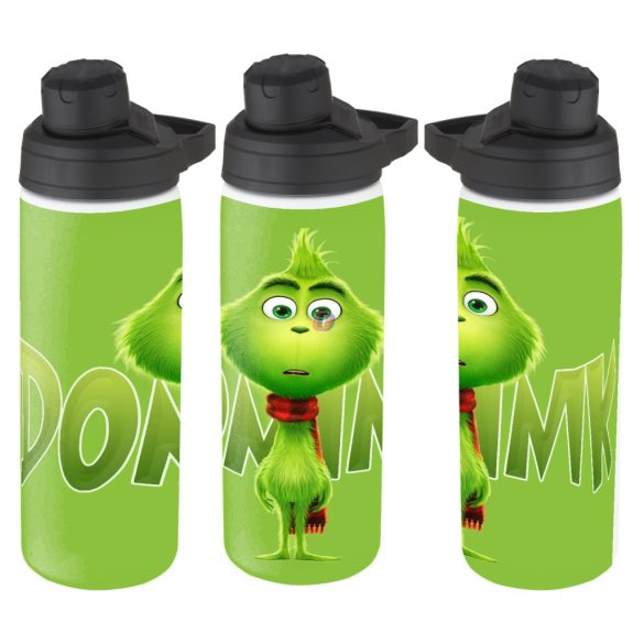 Egyedi feliratos Kulacs 750 ml "Mini Grinch" HD