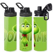 XL Egyedi feliratos Kulacs 850 ml "Mini Grinch" HD