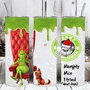   Grincs mintás termosz pohár 600ml "Merry Grinchmas" HD tumbler