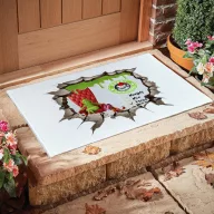   Grincs mintás Szőnyeg "Merry Grinchmas" 60X40 cm törtfehér
