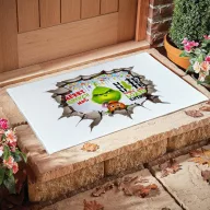   Grincs mintás Szőnyeg "Hate hate hate" 60X40 cm törtfehér