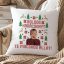 Karácsonyi párnahuzat 40x40 cm "Reszkessetek betörők csúnya pulcsi mintás"