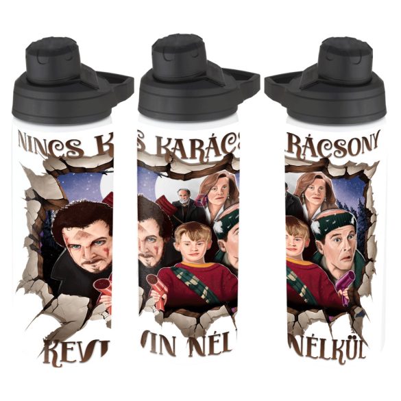 Karácsonyi Kulacs 750 ml "Nincs karácsony Kevin nélkül" HD