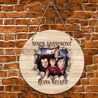 XL Karácsonyi fa tábla "Nincs karácsony Kevin nélkül" ajtódísz többféle méretben   XL Karácsonyi fa tábla "Nincs karácsony Kevin nélkül" ajtódísz többféle méretben