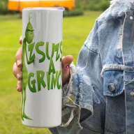   Egyedi feliratos termosz pohár 600ml "XY a Grincs" HD tumbler