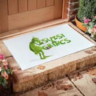   Egyedi feliratos Szőnyeg "XY a Grincs" 60X40 cm törtfehér