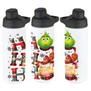 Grincs mintás Kulacs 750 ml "Ho Ho Ho" HD