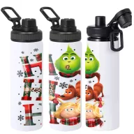 XL Grincs mintás Kulacs 850 ml "Ho Ho Ho" HD