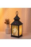 Személyre szabható fényképes LED lámpás 24 cm, fekete