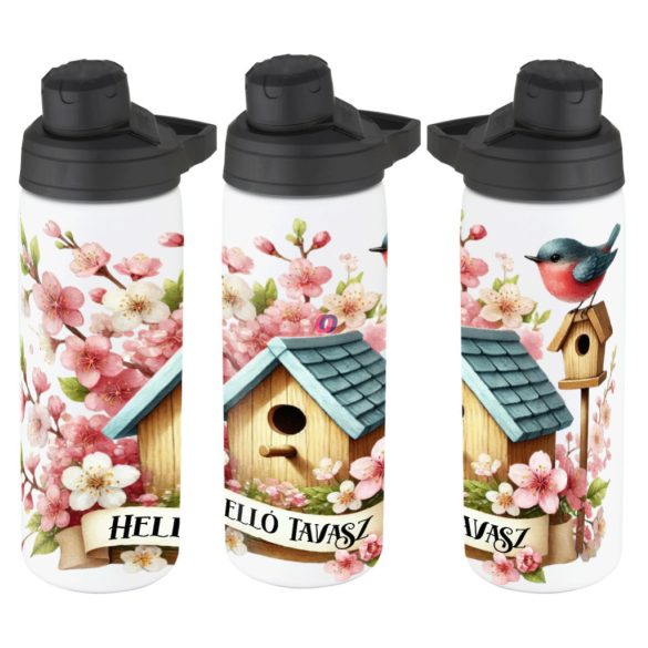 Egyedi feliratos húsvéti Kulacs 750 ml "Helló Tavasz" HD